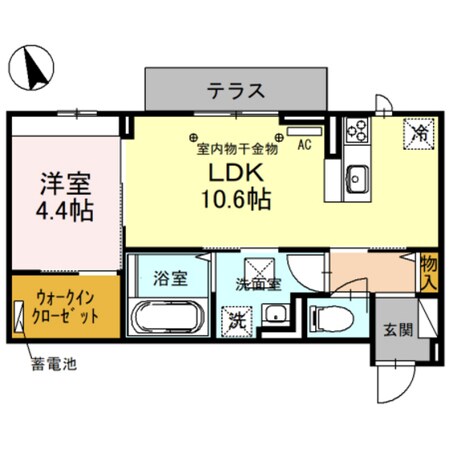 イルグラン　フルールの物件間取画像